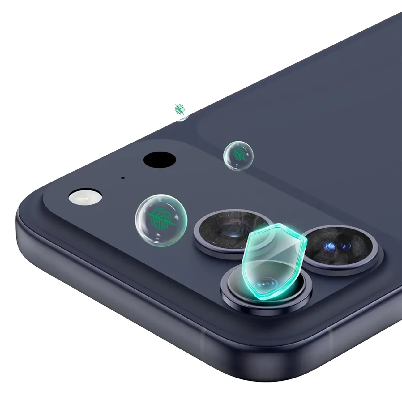 محافظ لنز دوربین گرین لاین مدل HD Plus Camera Lens مناسب برای گوشی آیفون17