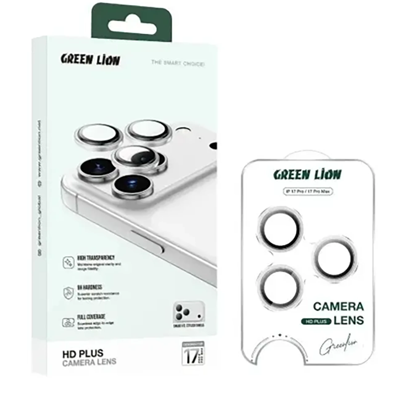 محافظ لنز دوربین گرین لاین مدل HD Plus Camera Lens مناسب برای گوشی آیفون17