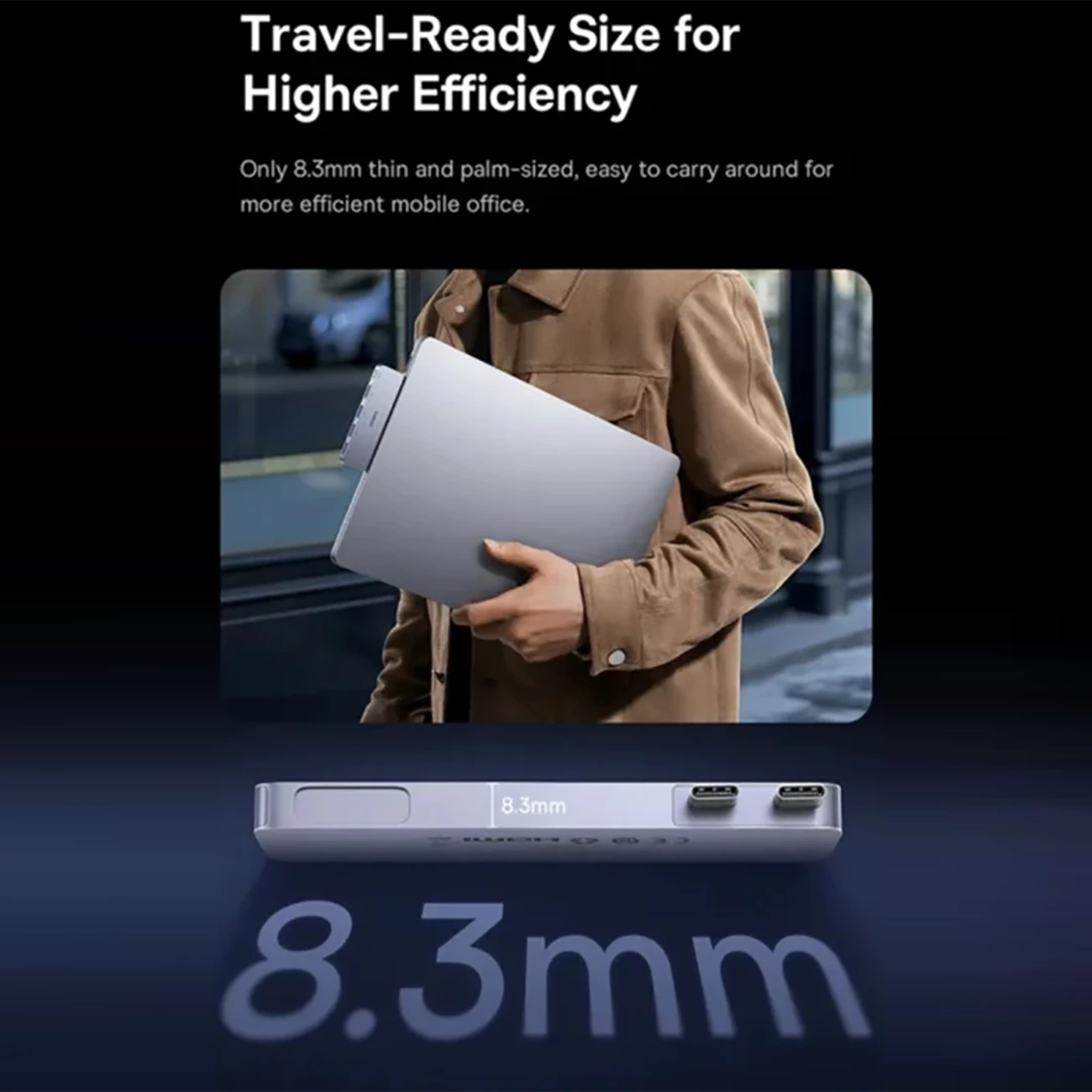 فروش هاب تایپ سی 5 پورت بیسوس