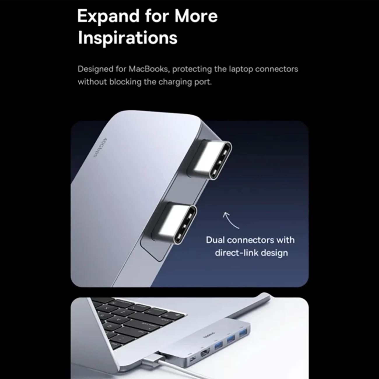 بهترین هاب تایپ سی 5 پورت بیسوس