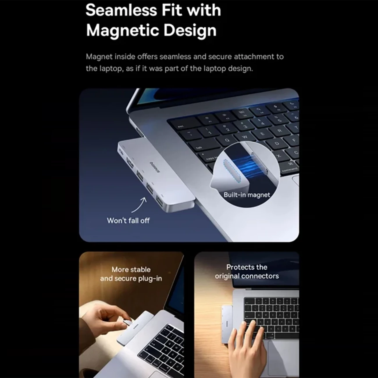 بهترین هاب تایپ سی 5 پورت بیسوس