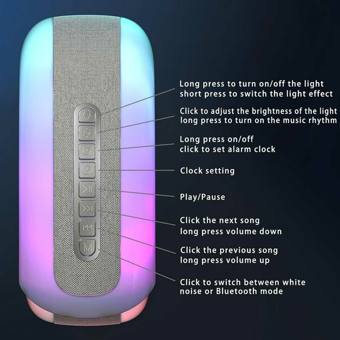 اسپیکر بلوتوثی شارژی قابل حمل حلزونی