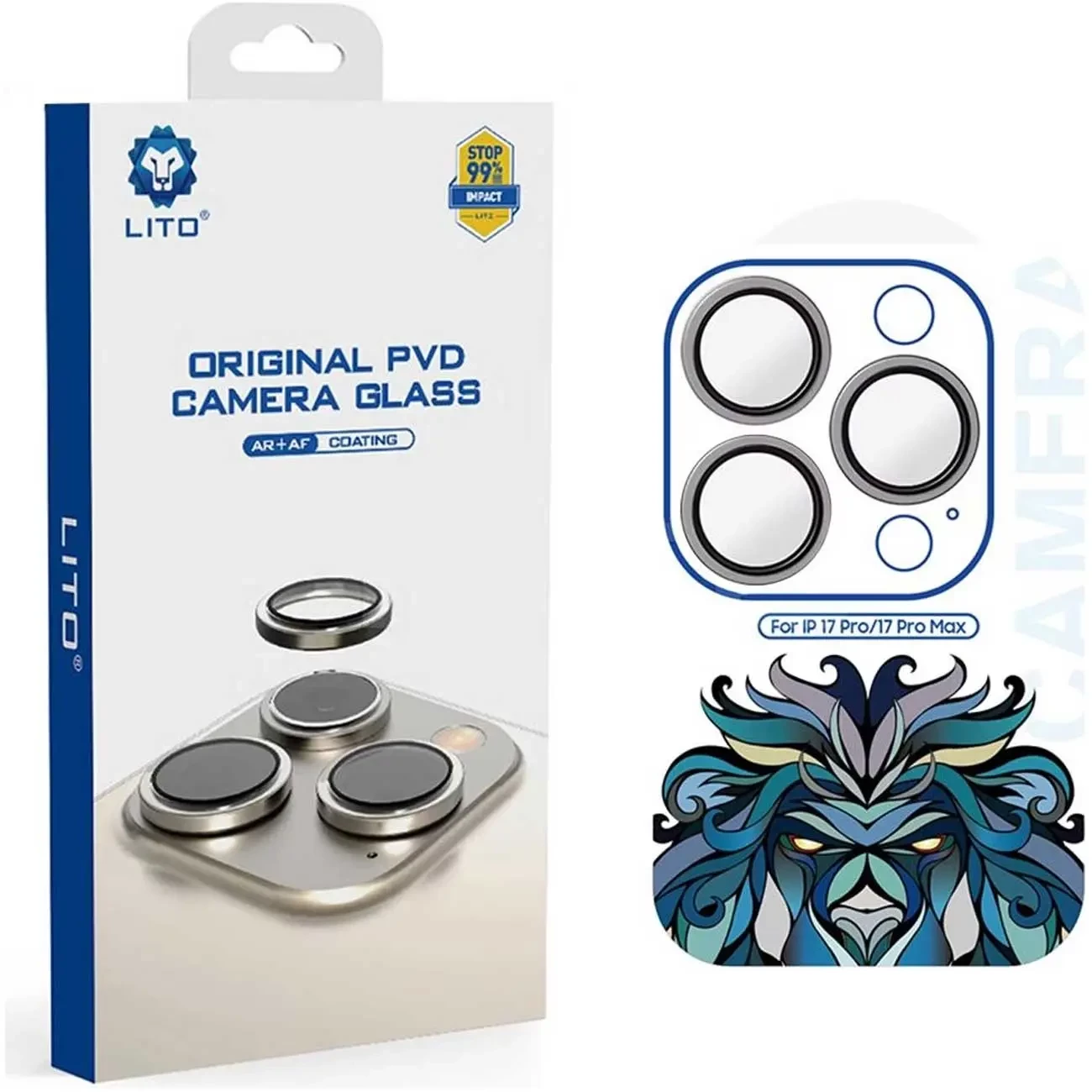 محافظ لنز دوربین آیفون 13پرو و 13 پرومکس لیتو