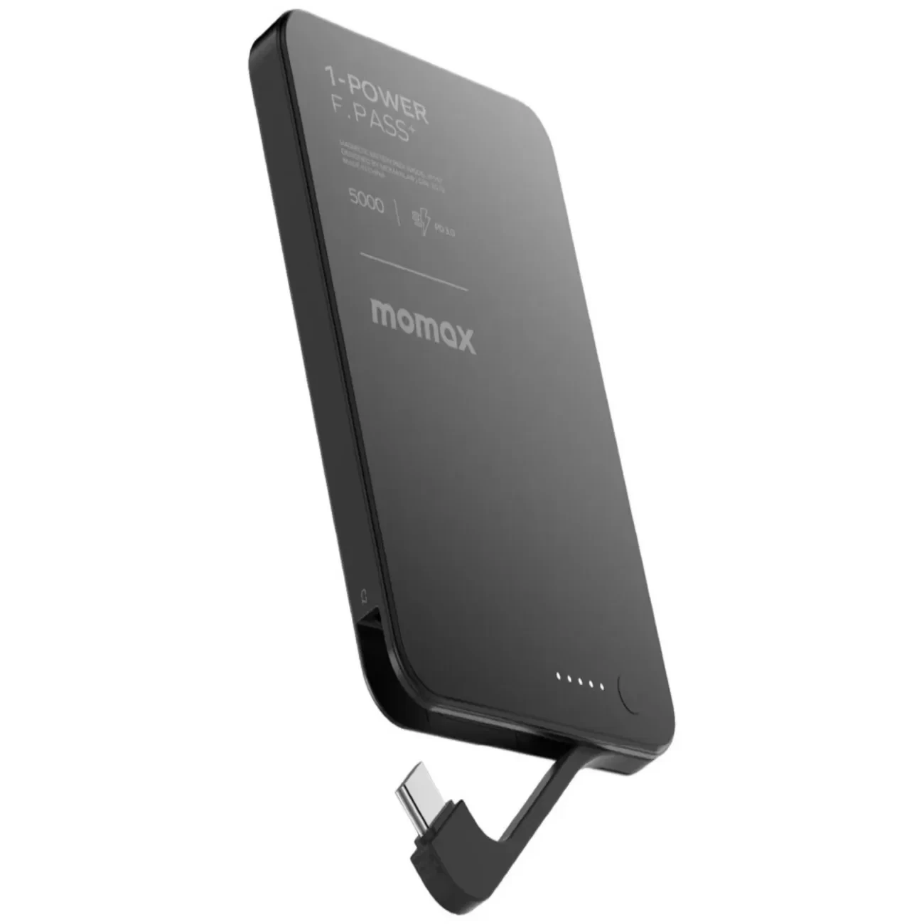 پاور بانک 5000 تایپ‌سی 20 وات مومکس IP157 با قابلیت اتصال مگنتی به گوشی