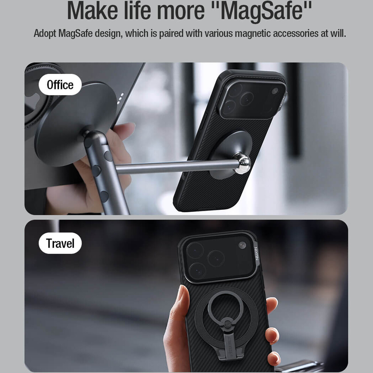 خرید گارد مگنتی آیفون 17 پرومکس نیلکین