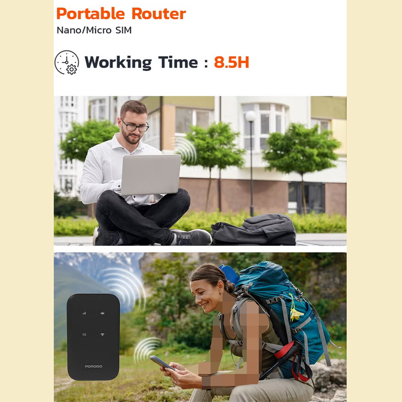 روتر وای‌فای همراه جیبی پورودو