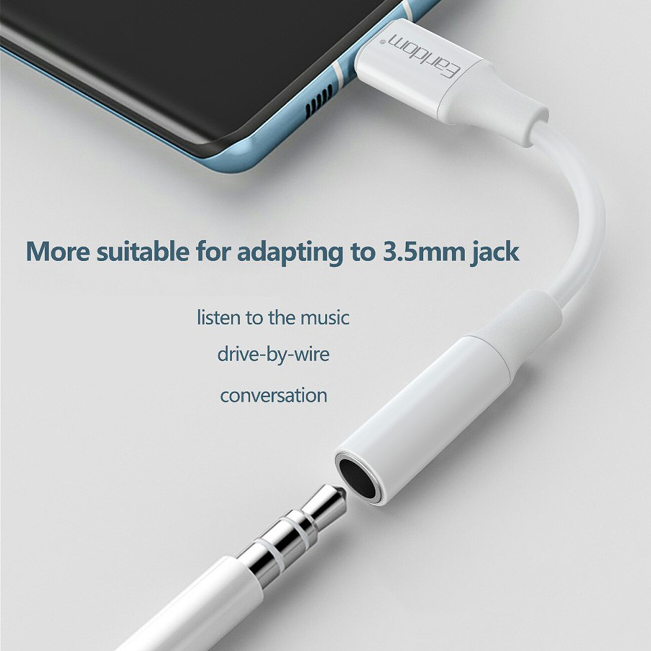 فروش مبدل  Type-C به جک 3.5 میلی‌متری  ارلدام