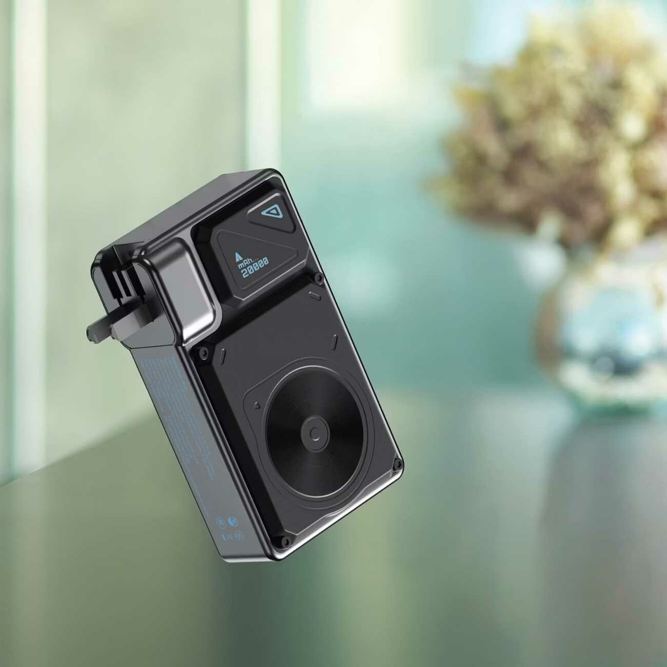 پاوربانک 20000 وایرلس و شارژر دیواری تایپ‌سی، USB و لایتنینگ فست شارژ 35 وات پاورولوژی