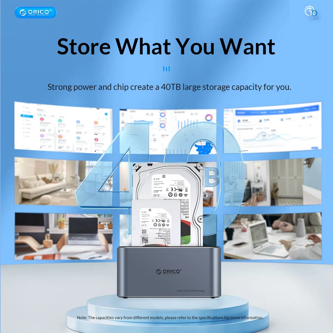 فروش داک هارد و اس اس دی 100 ترابایت اوریکو