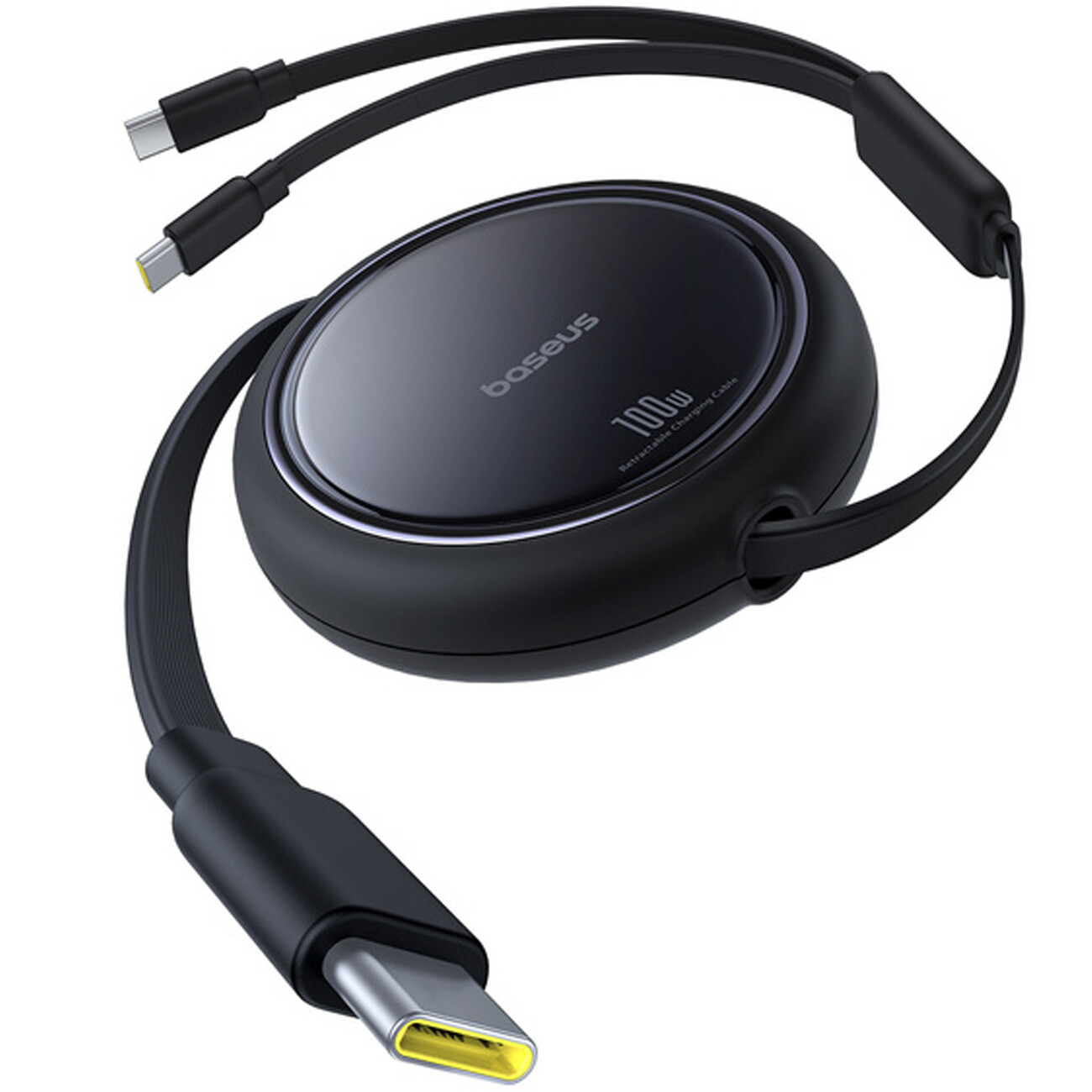 کابل جمع شونده تایپ سی به دو  تایپ‌سی 100 وات یک متری بیسوس Baseus CB000124/P10318602111