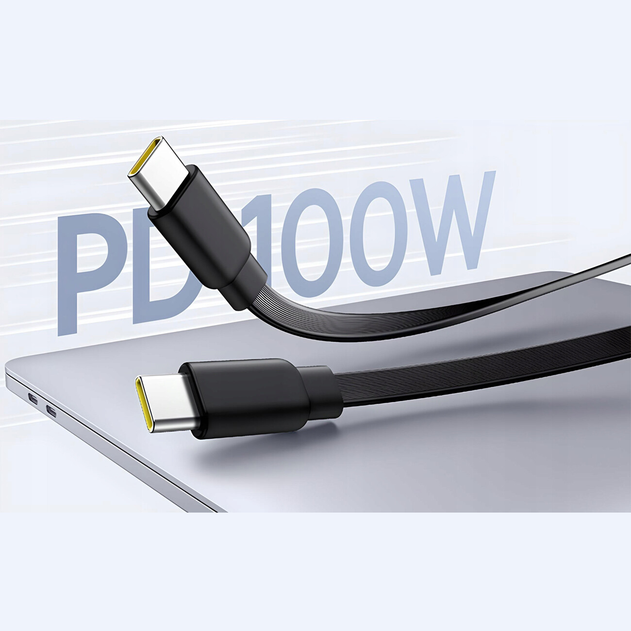 کابل فست‌شارژ دو سر تایپ سی به تایپ‌سی بیسوس