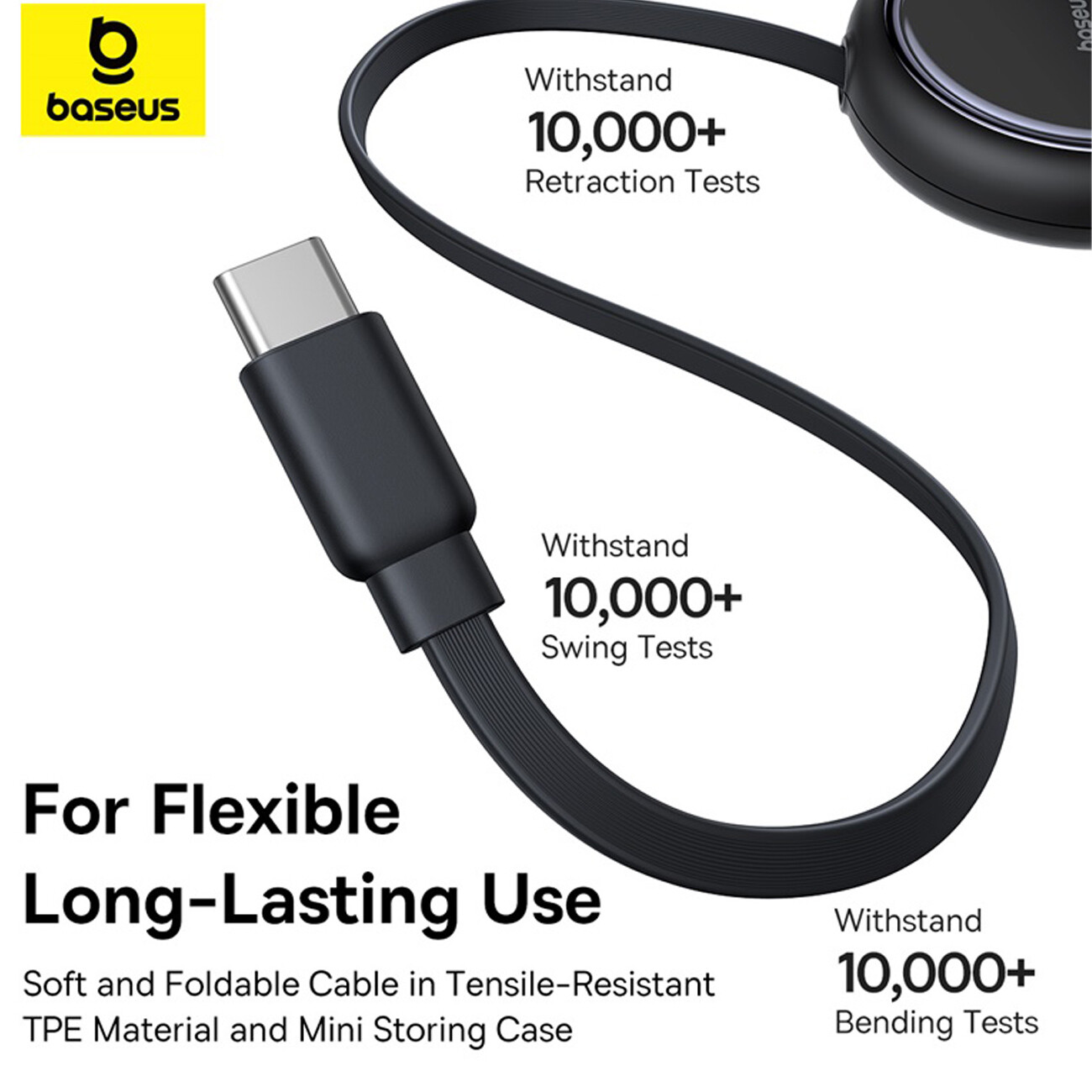 سیم شارژر دو سر تایپ سی بیسوس