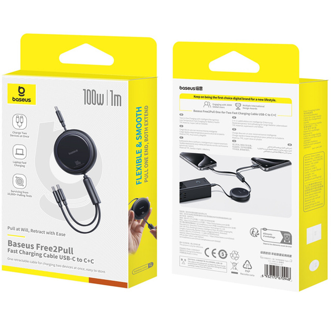 فروش کابل  دو سر تایپ سی بیسوس