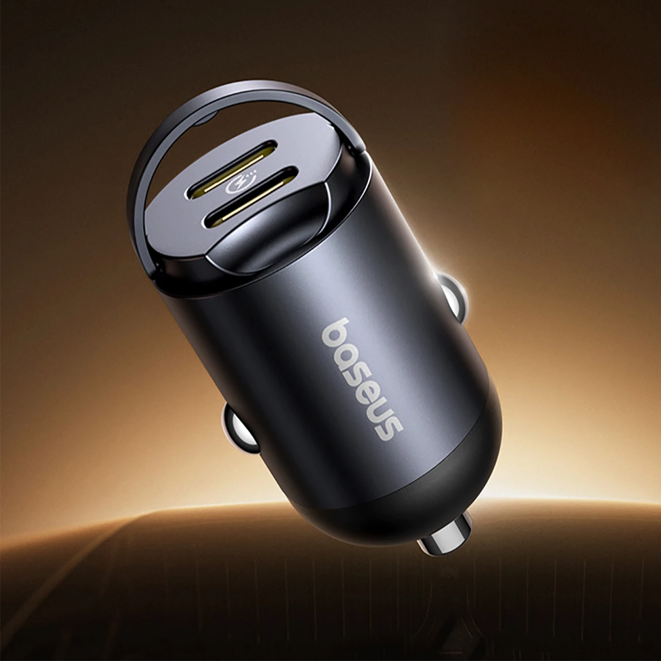 کیفیت شارژر فندکی دو پورت تایپ سی 30 وات بیسوس