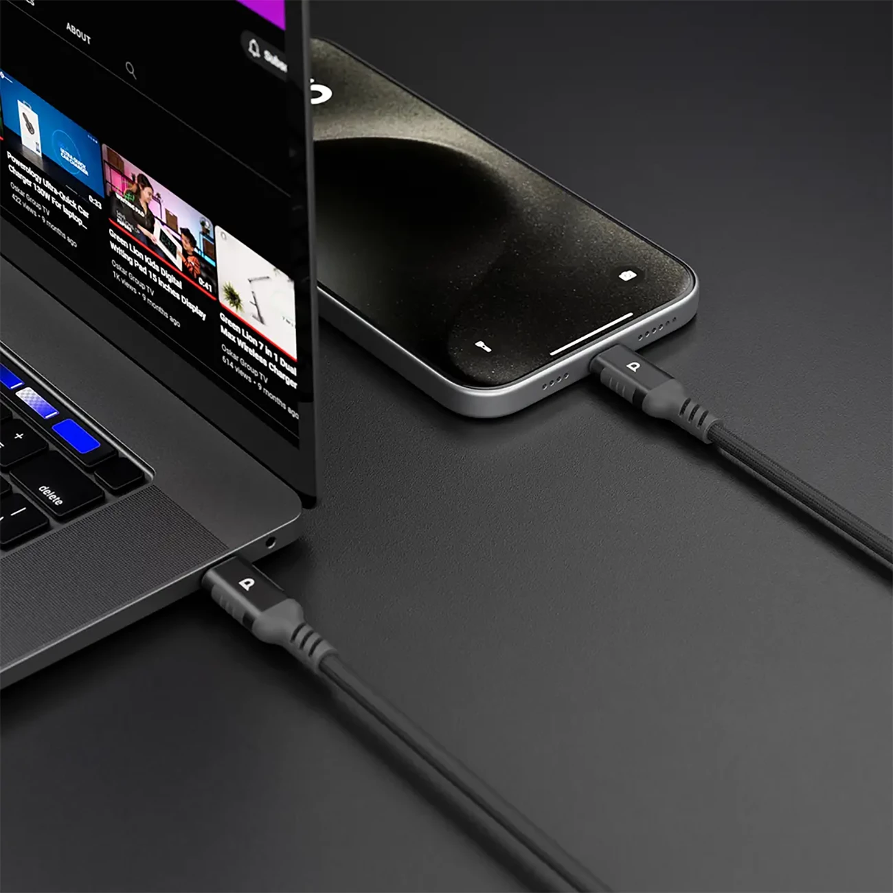 قیمت کابل فست شارژ یو اس بی به تایپ سی 5 آمپر پاورولوژی