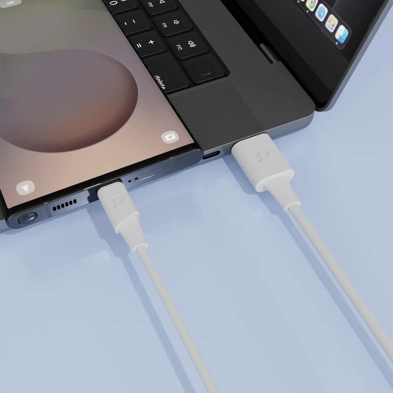 فروش کابل فست شارژ یو اس بی به تایپ سی 5 آمپر پاورولوژی