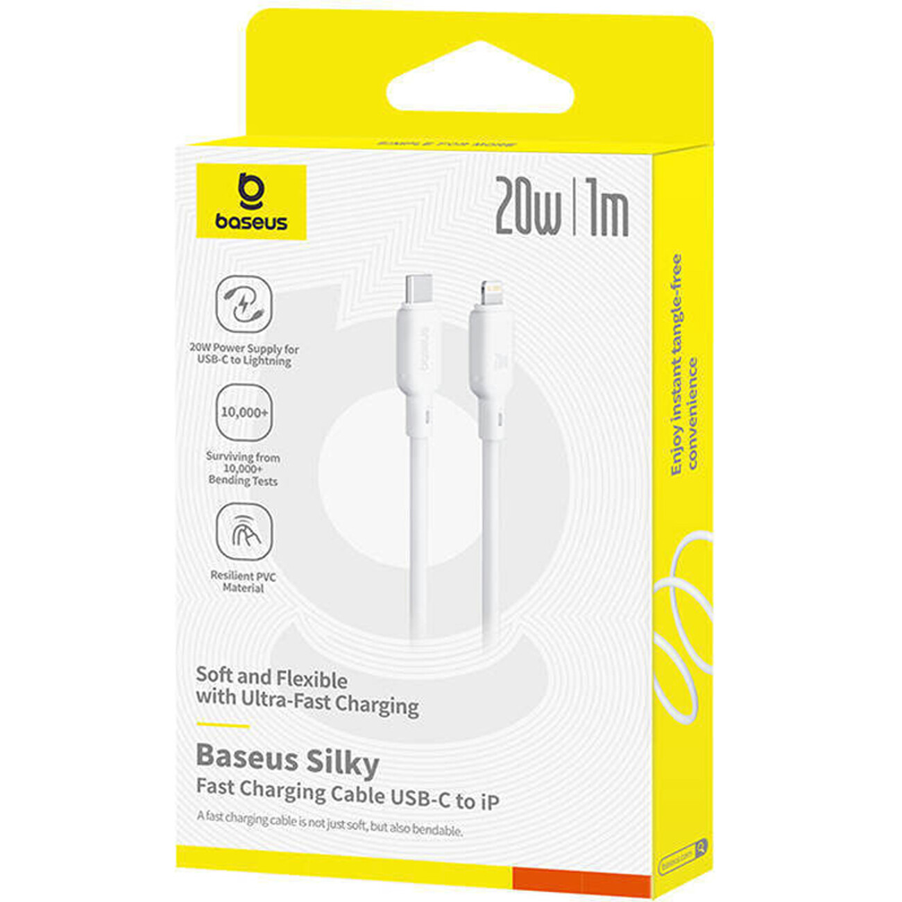 کابل آیفونی 20 وات بیسوس