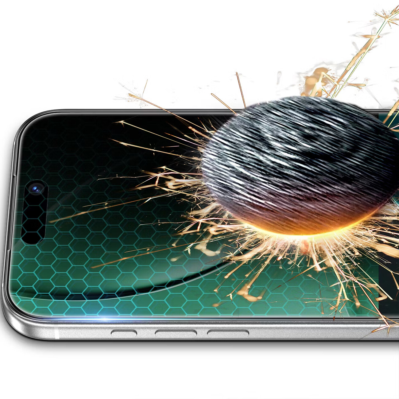 گلس حریم شخصی آیفون 17 پرومکس گرین لاین