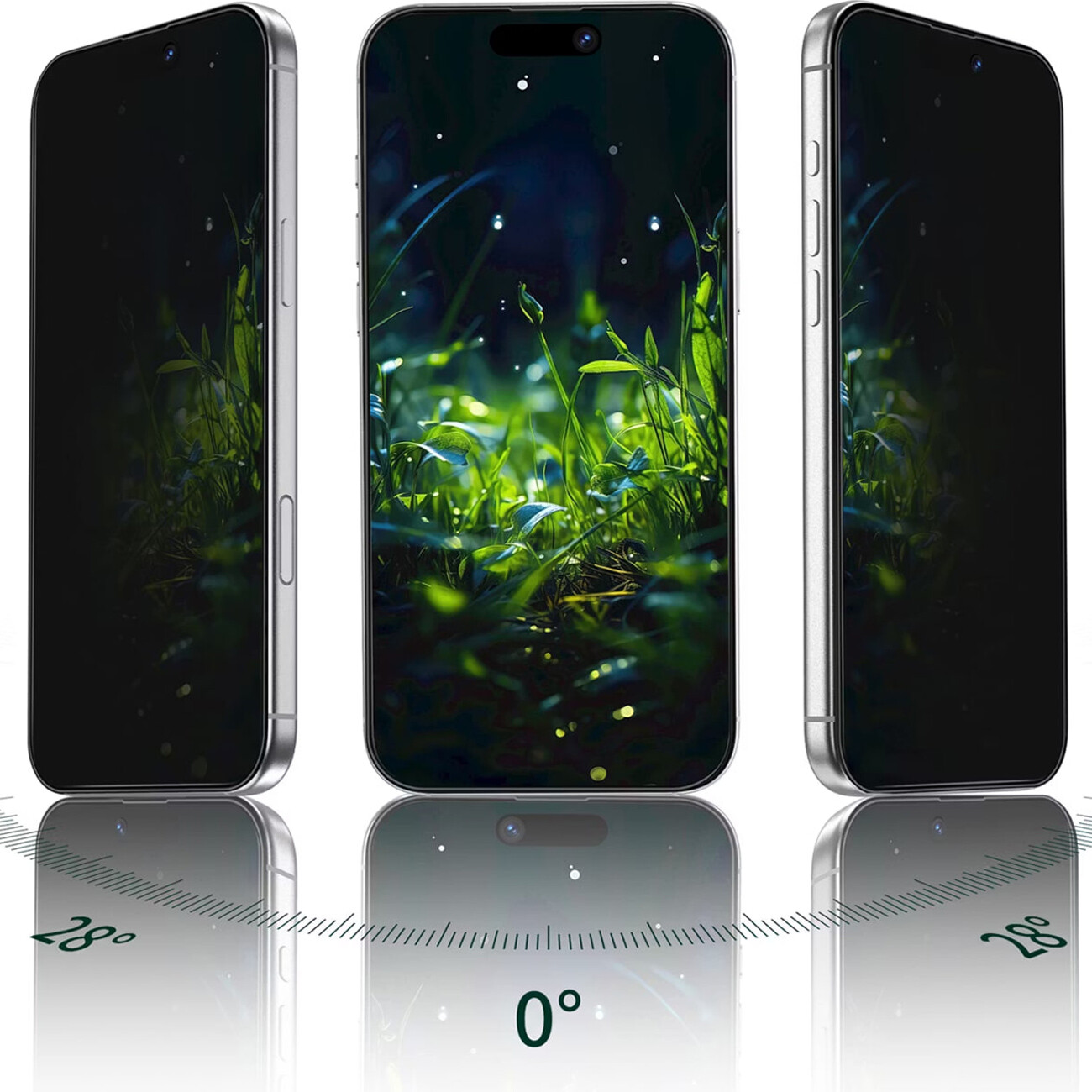 فروش گلس حریم شخصی آیفون 17 پرومکس گرین لاین