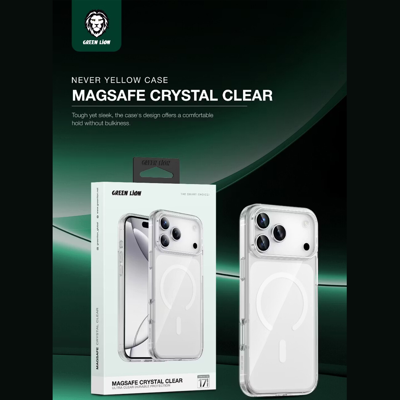 قیمت قاب شفاف مگ‌سیف گوشی آیفون 17 پرومکس گرین‌لاین