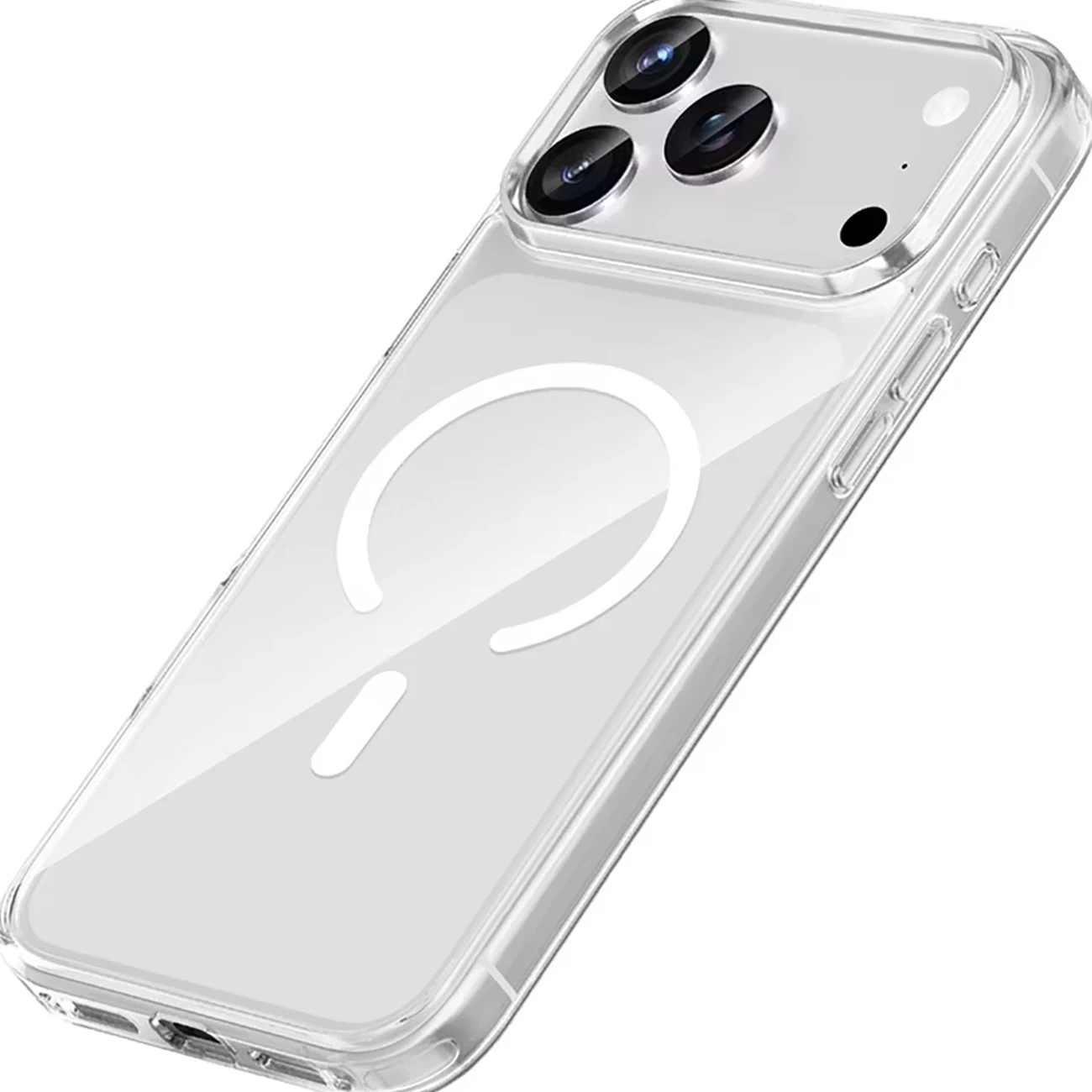 خرید قاب مگنتی شفاف گوشی آیفون 17 پرو گرین