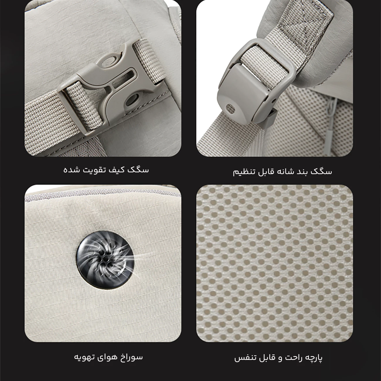 قیمت کوله پشتی مسافرتی، ورزشی و لپ‌تاپ 15.6 اینچ بنج