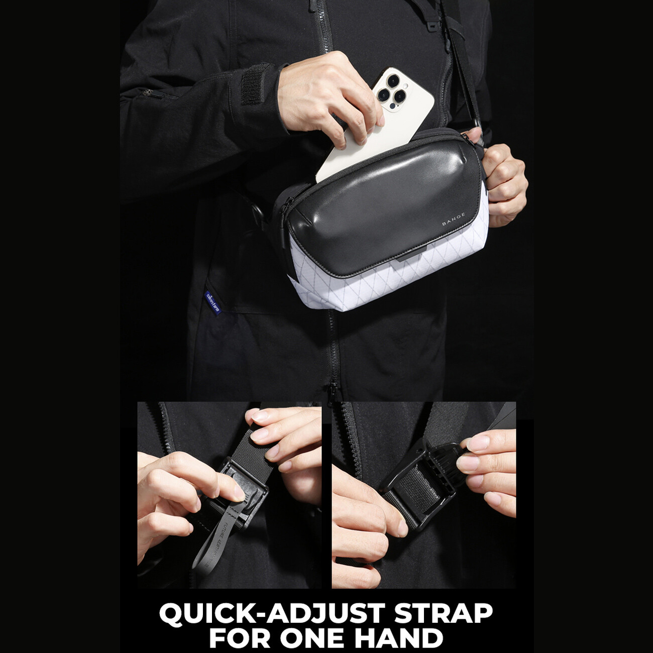 خرید کیف کراس بادی مردانه بنج