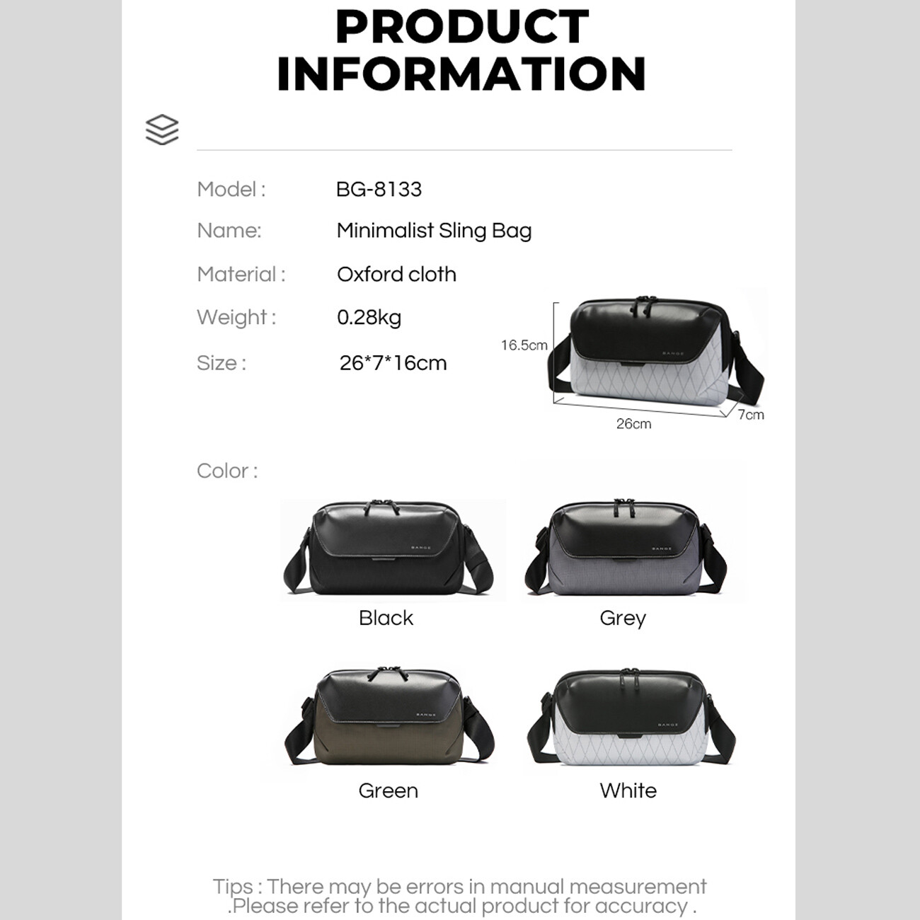 کیف دوشی مردانه بنج