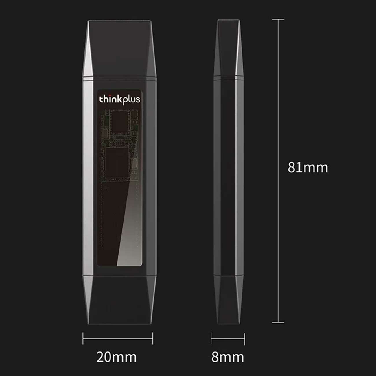 فلش یک ترابایت گیگابایت تایپ سی و یو اس بی لنوو