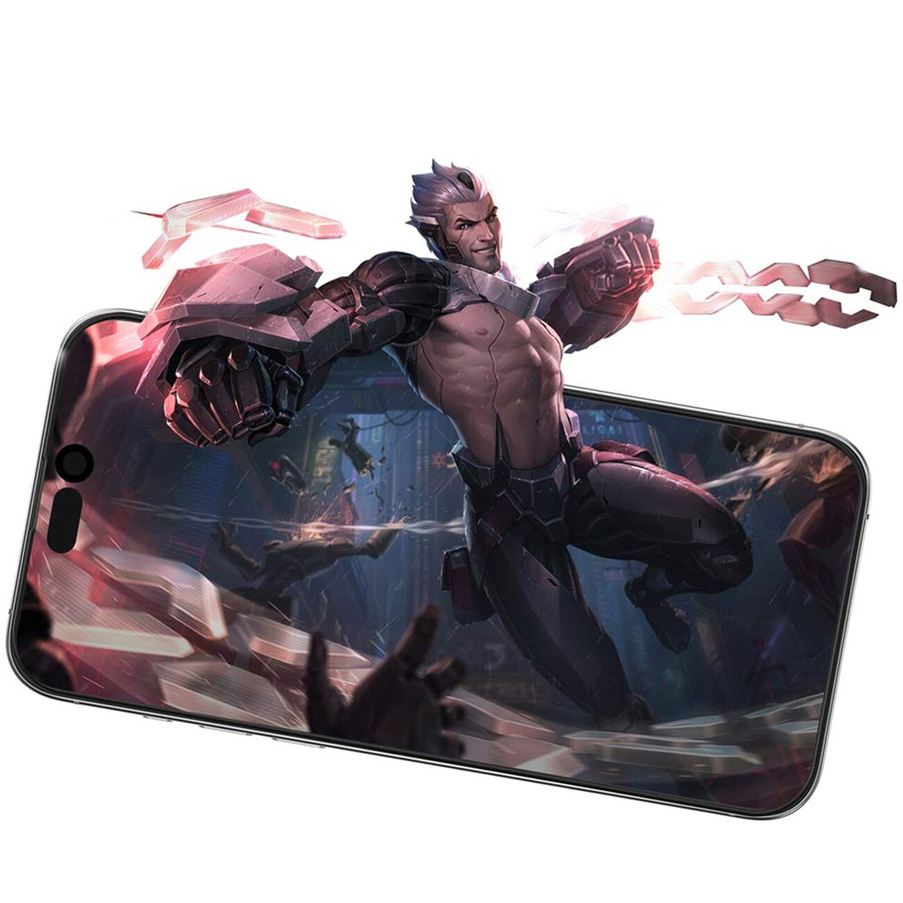 گلس حریم شخصی آیفون 15 پرومکس گرین لاین