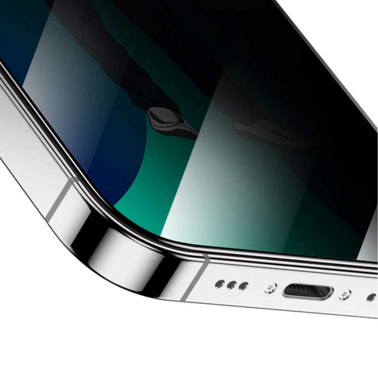 فروش گلس پرایوسی آیفون 14 پرومکس گرین‌لاین