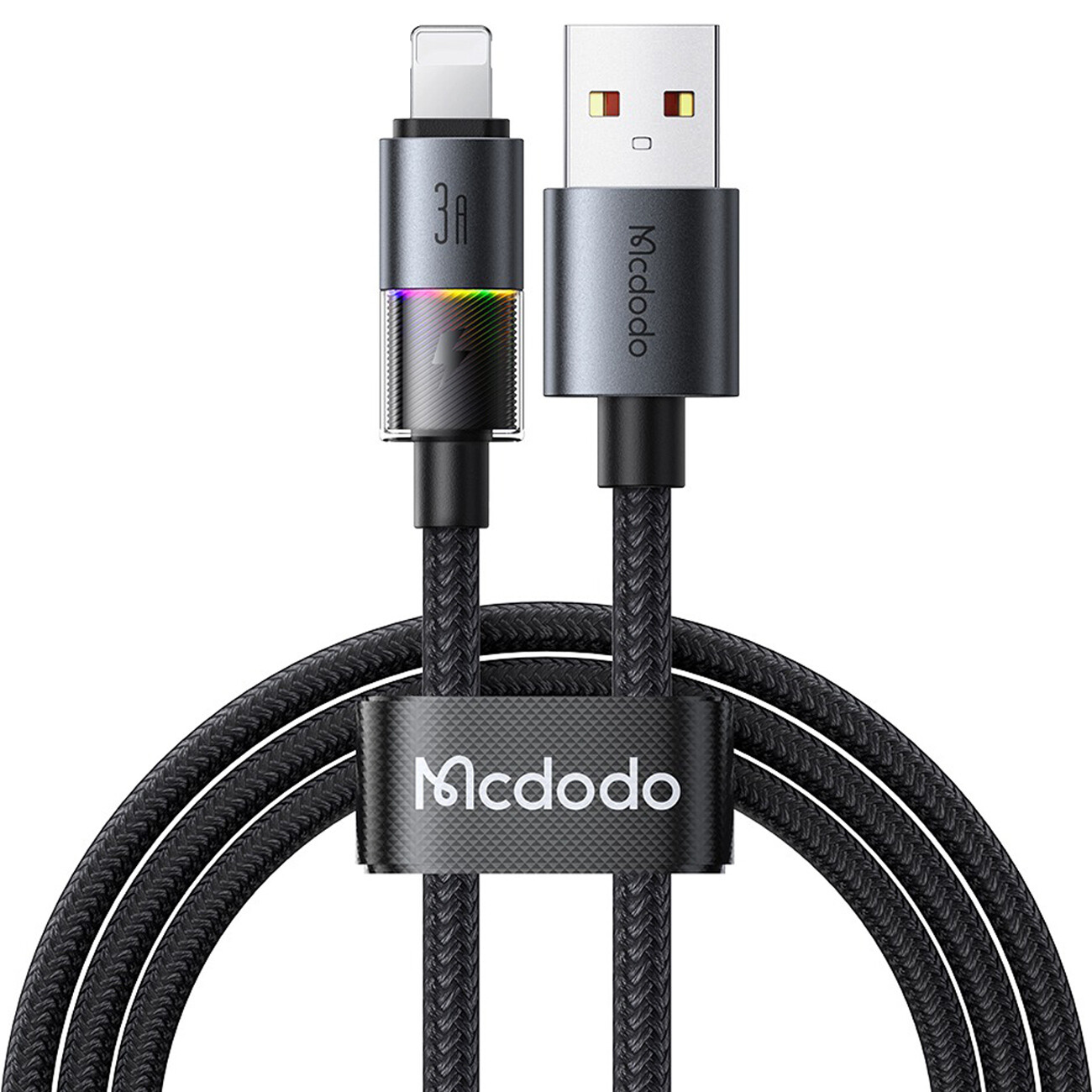 کابل فست‌شارژ USB به لایتنینگ 3 آمپر 1.2 متری مک‌دودو MCDODO CA-8170 