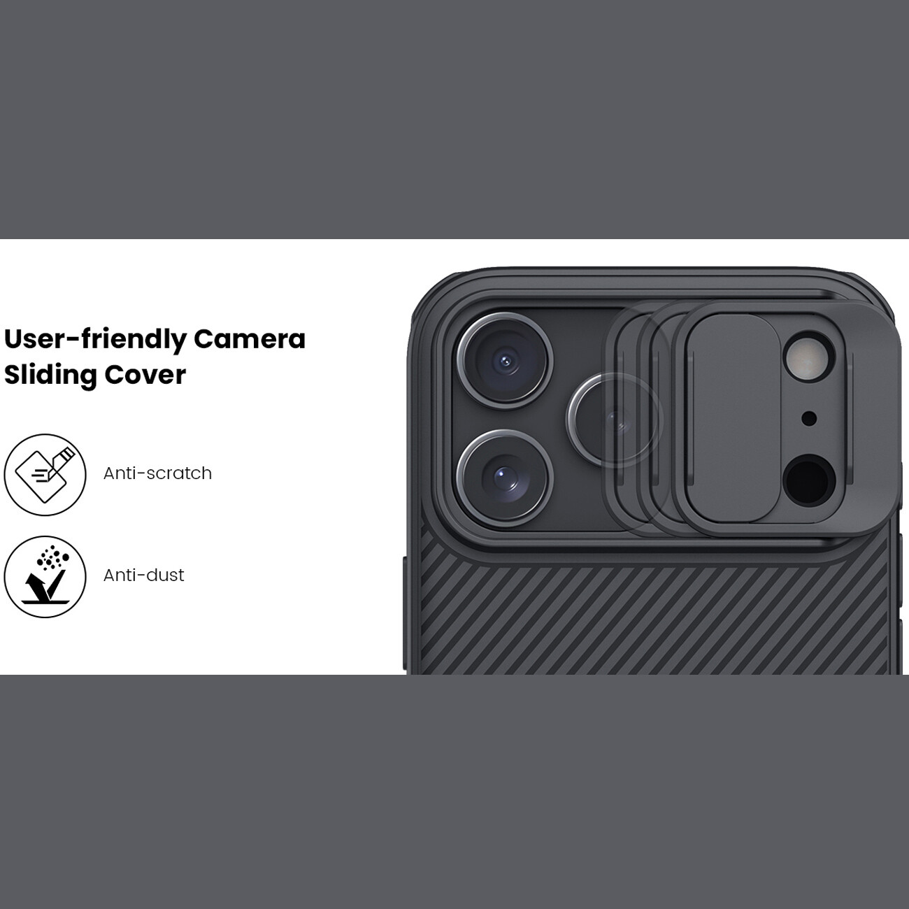 فروش قاب  پشت گوشی آیفون 17 پرو نیلکین