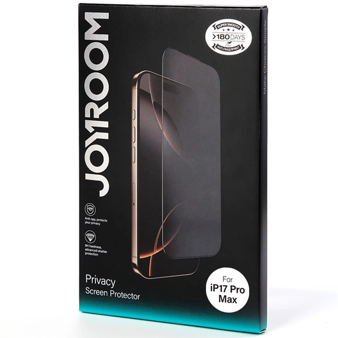 خرید گلس پرایوسی گوشی آیفون17 پرومکس جویروم