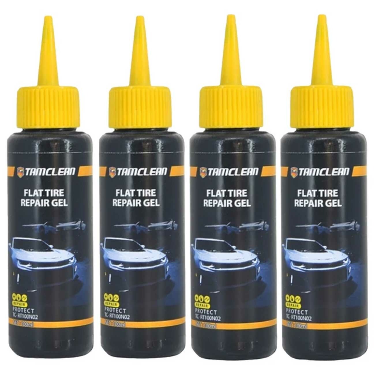 بهترین ژل پنچرگیری لاستیک تیوبلس تام کلین حجم ۱۰۰ میل