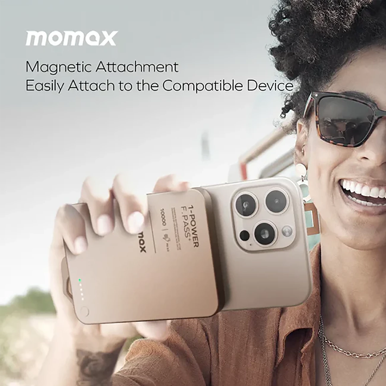 قیمت پاور بانک 10000 تایپ‌سی 30 وات مومکس Momax IP158 با قابلیت اتصال مگنتی به گوشی