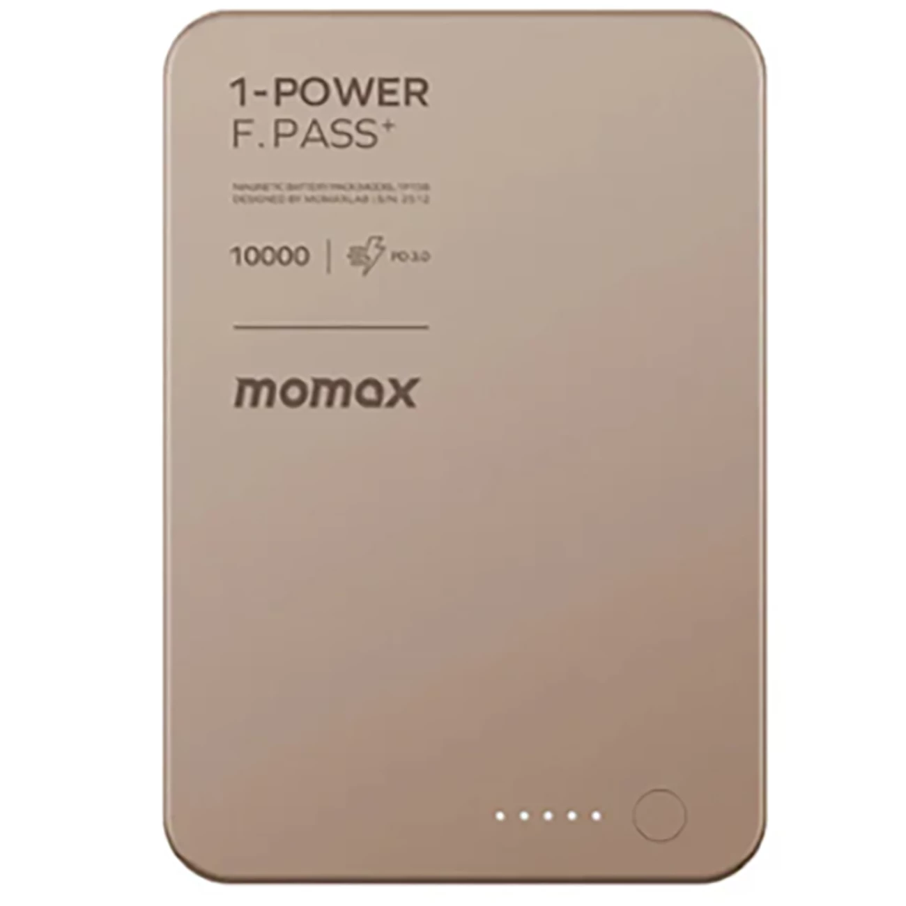 کیفیت پاوربانک مغناطیسی مومکس با ظرفیت 10000 میلی‌آمپر ساعت