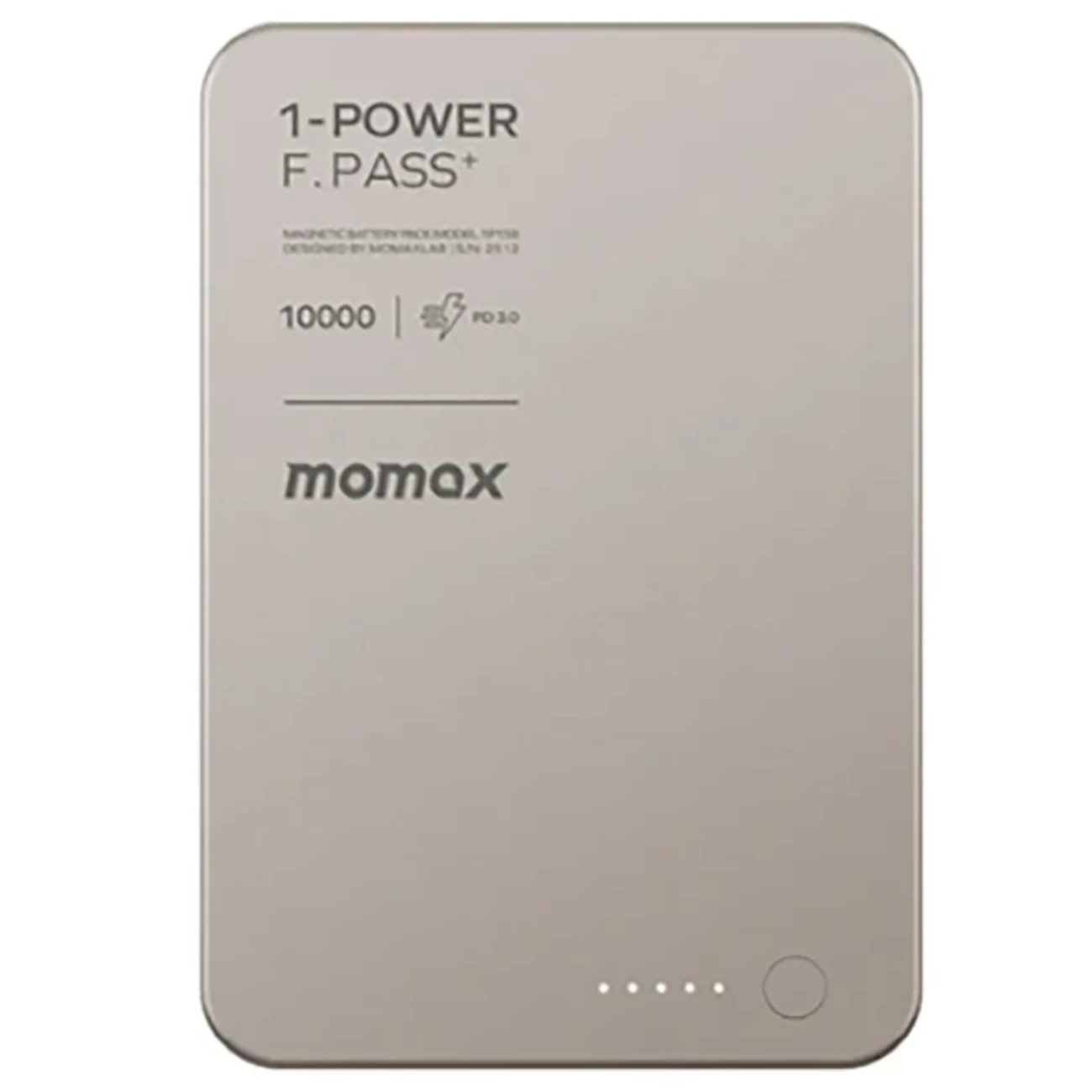 خرید پاوربانک مغناطیسی مومکس با ظرفیت 10000 میلی‌آمپر ساعت