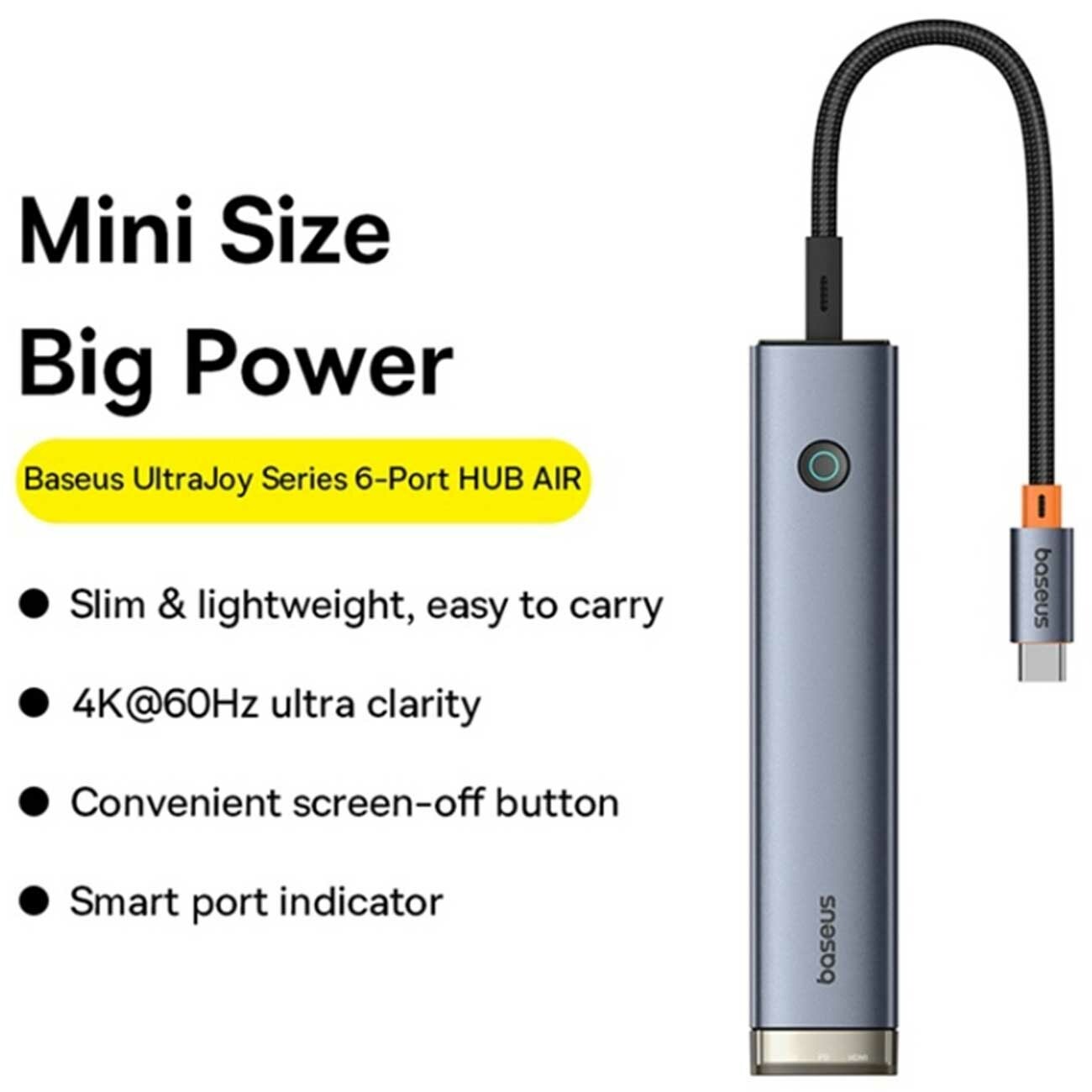 هاب تایپ‌سی 6 پورت بیسوس