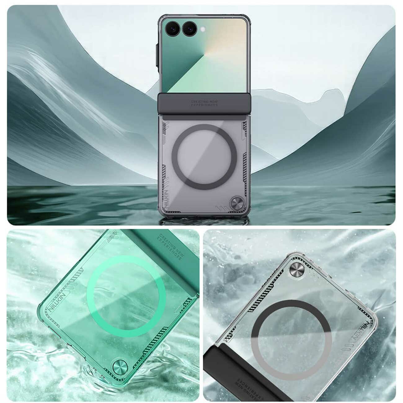 کاور مغناطیسی گوشی سامسونگ گلکسی زد فلیپ 7 نیلکین