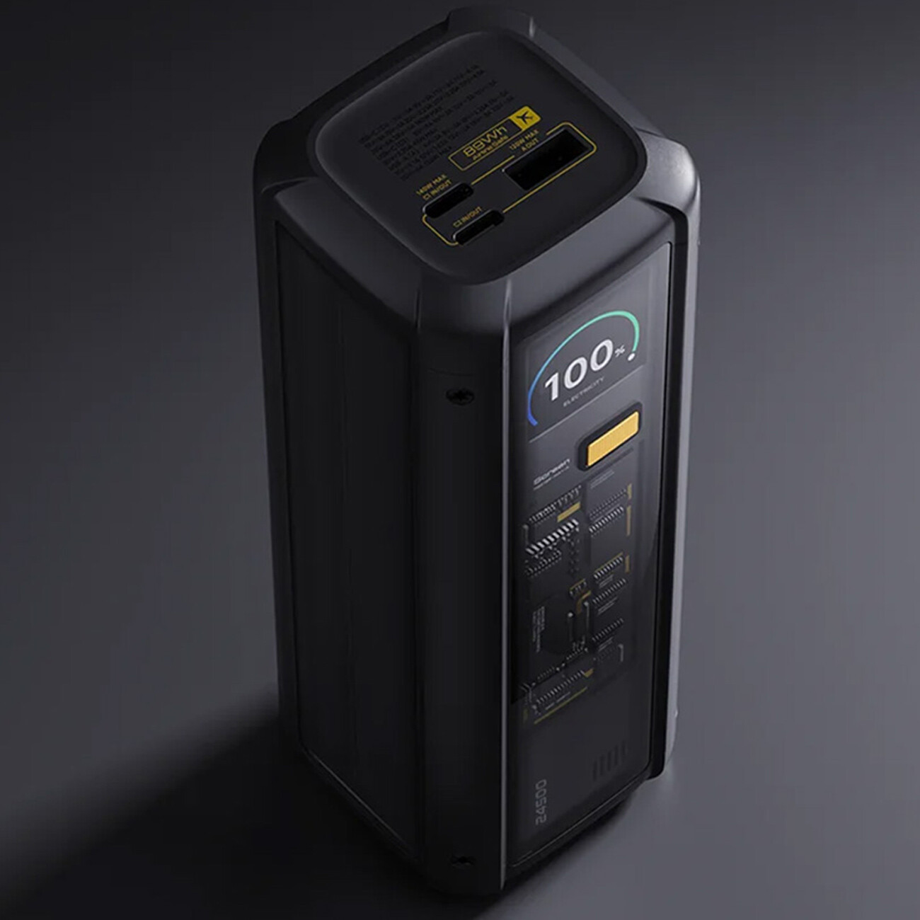 فروش پاوربانک 25000 میلی‌آمپر ساعت تایپ سی و یو اس بی فست شارژ 212 وات شیائومی