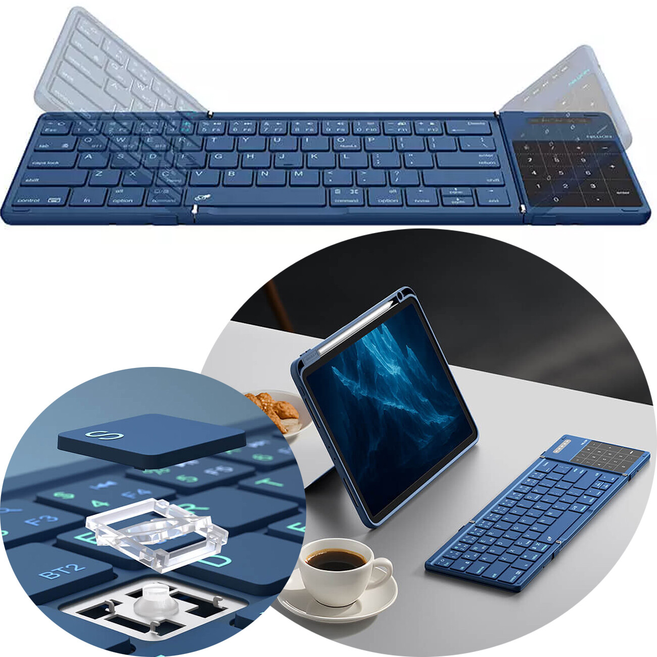 صفحه کلید بی‌سیم تاشو نیلکین