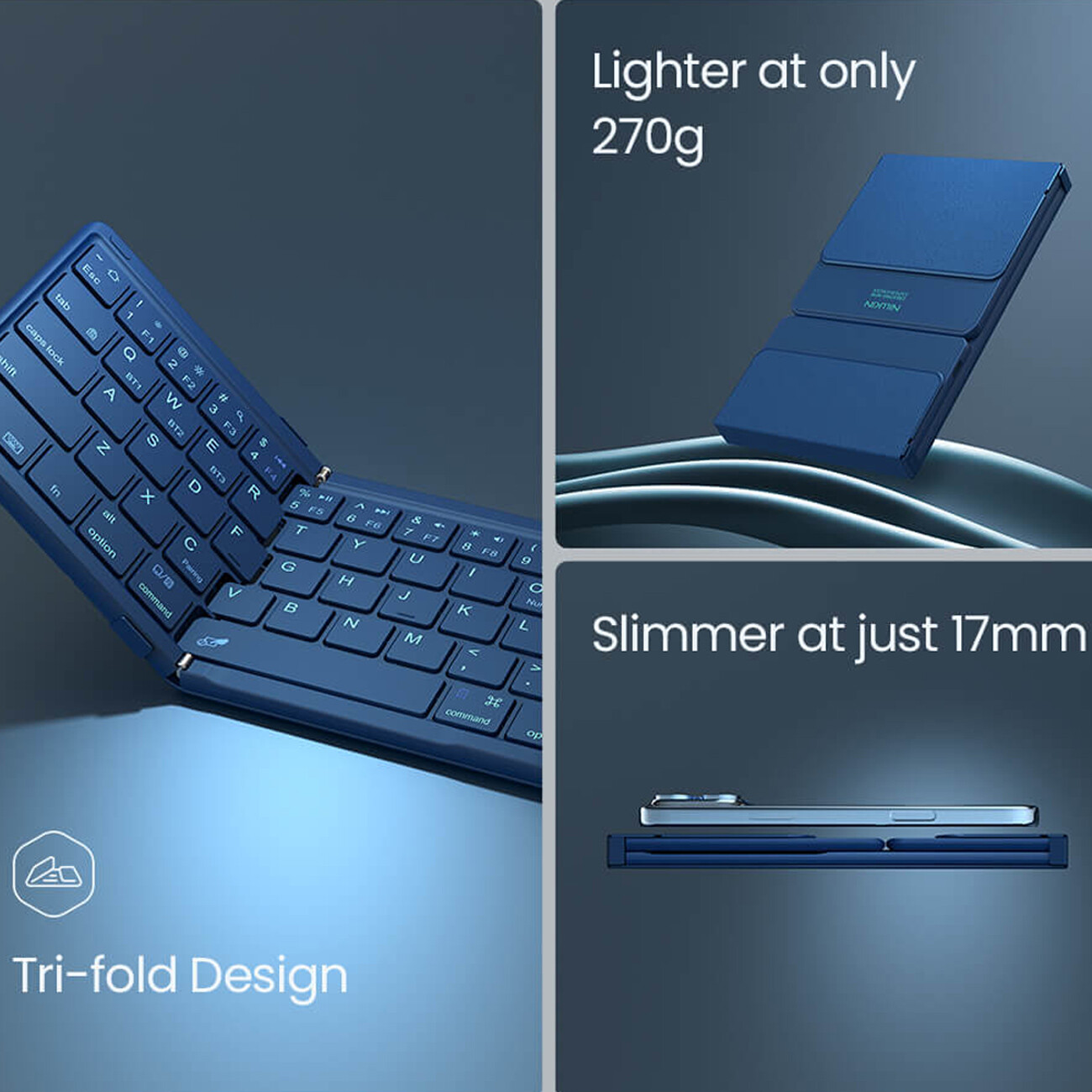 خرید کیبورد وایرلس تاشو نیلکین