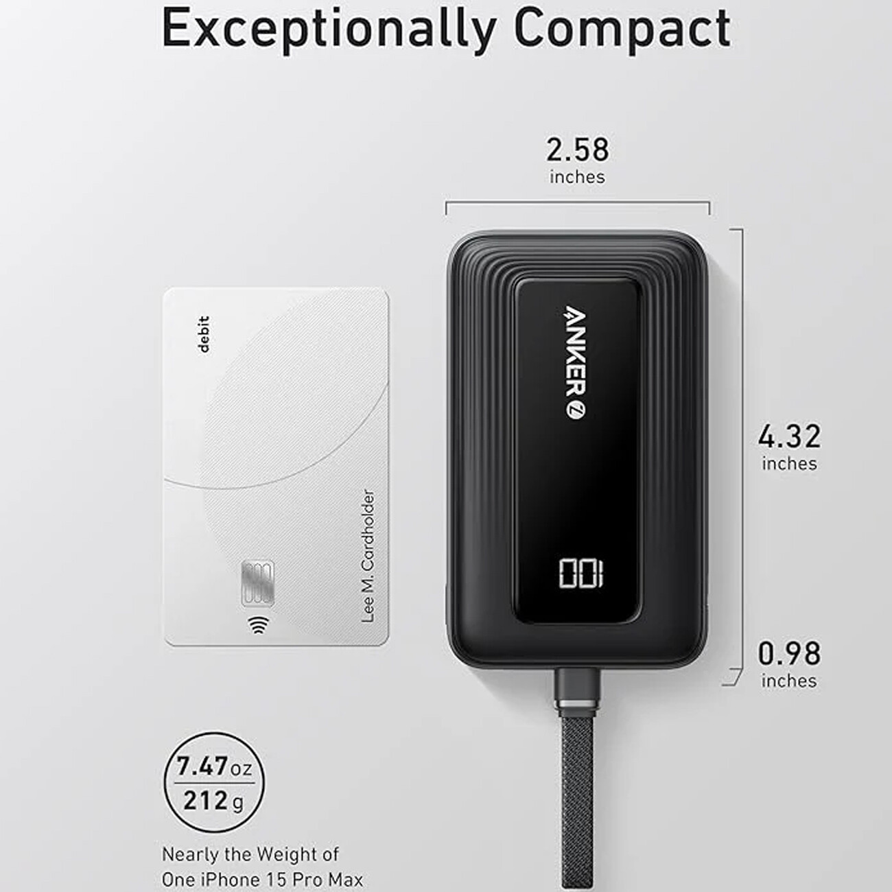 خرید پاوربانک فست‌شارژ 20000 میلی آمپرساعت 30 وات انکر