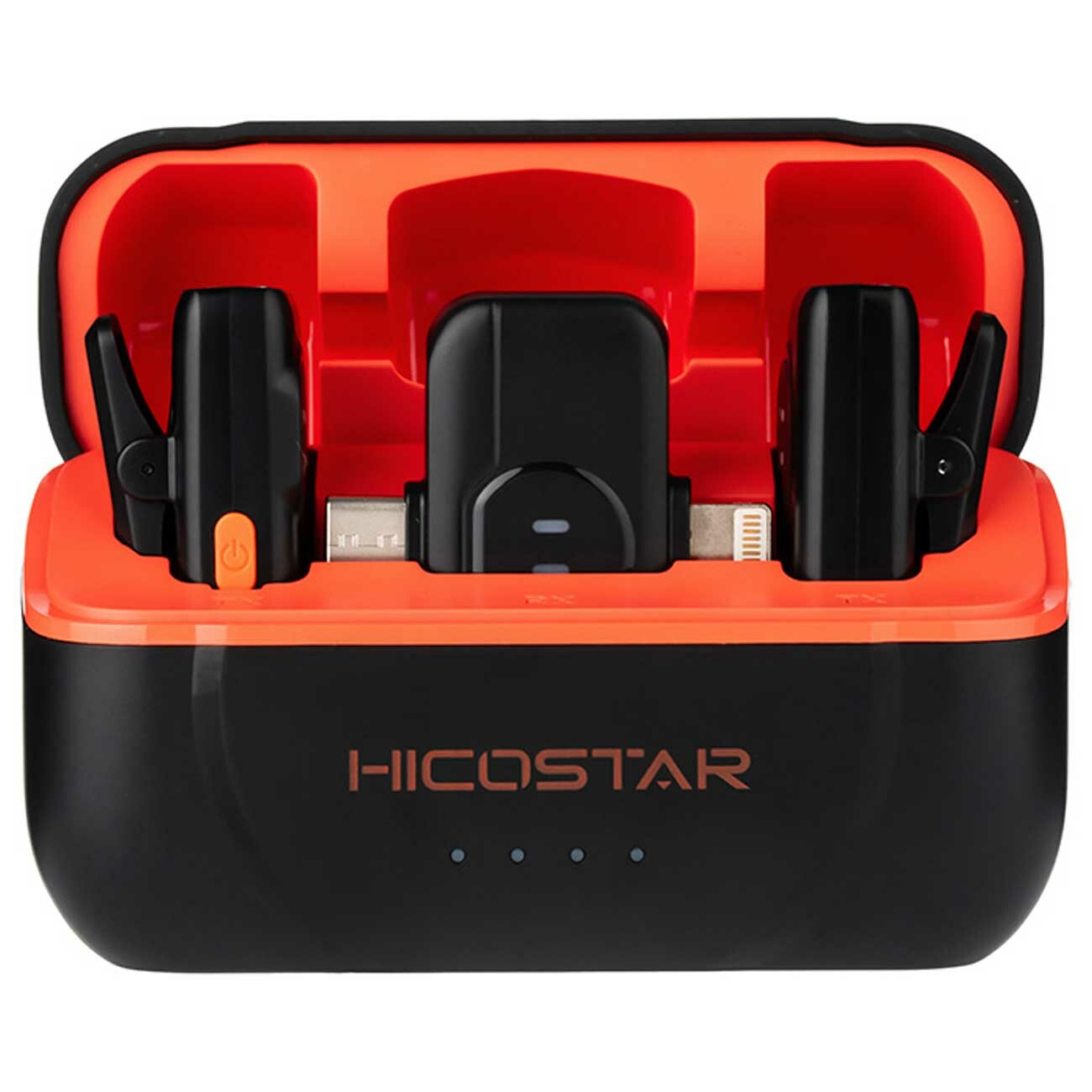 خرید میکروفون یقه ای بی سیم تایپ سی و لایتنینگ هایکواستار