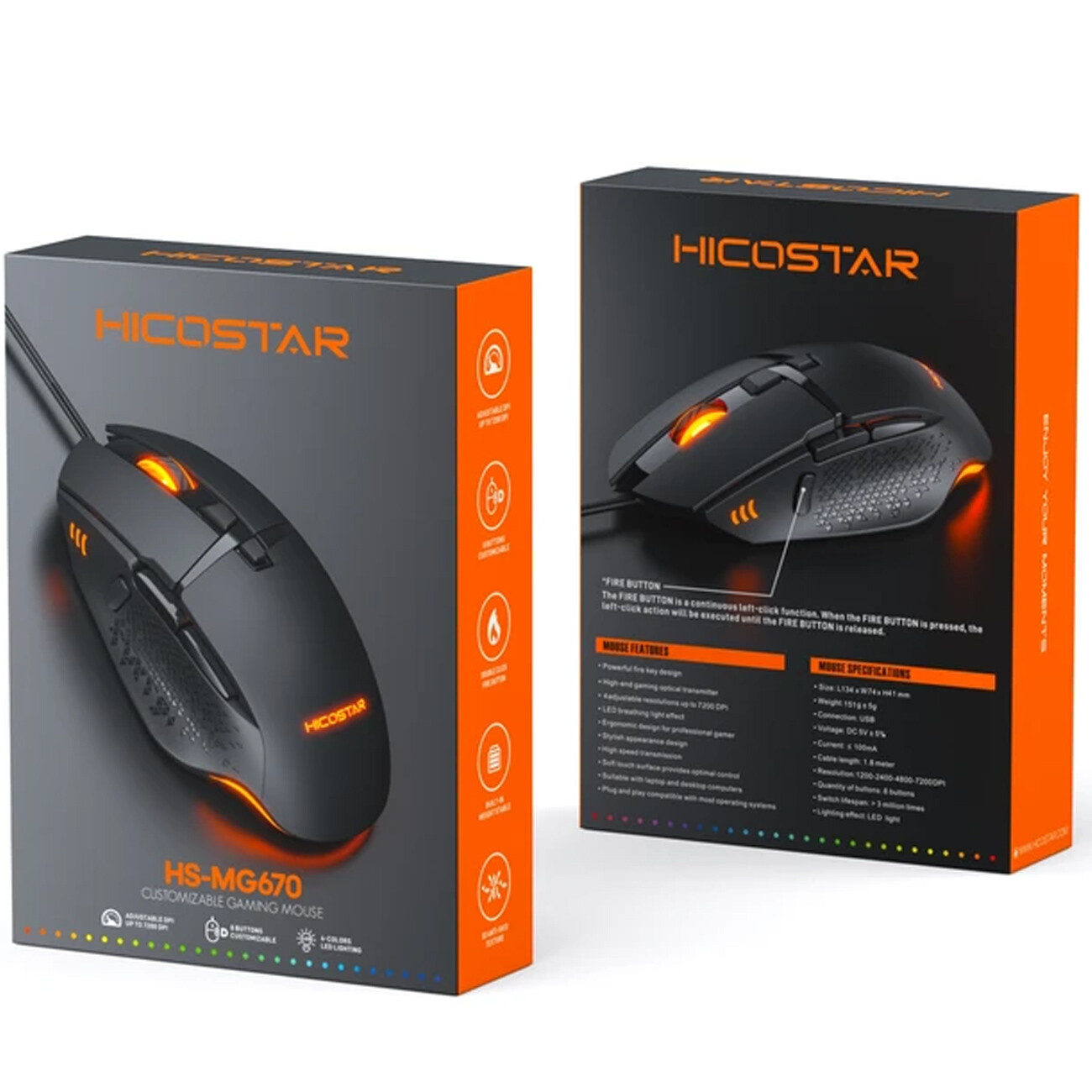 قیمت ماوس گیمینگ سیمی هایکو استار