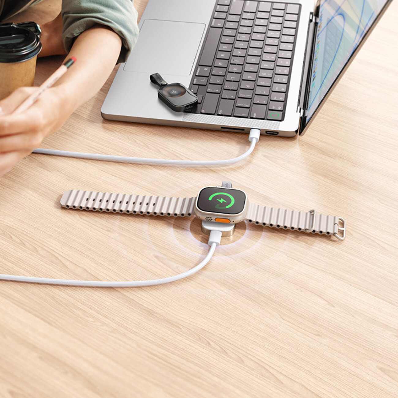 قیمت شارژر مگنتی پرتابل اپل واچ مک دودو