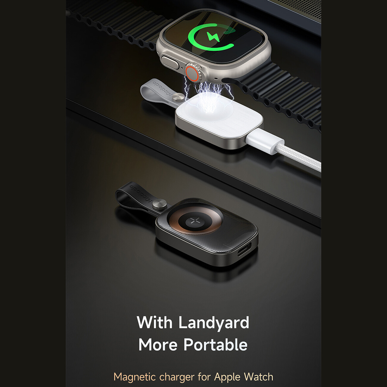 بهترین شارژر مگنتی پرتابل اپل واچ مک دودو