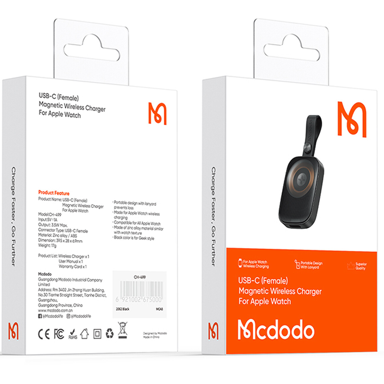 شارژر وایرلس اپل واچ مک دودو باکیفیت