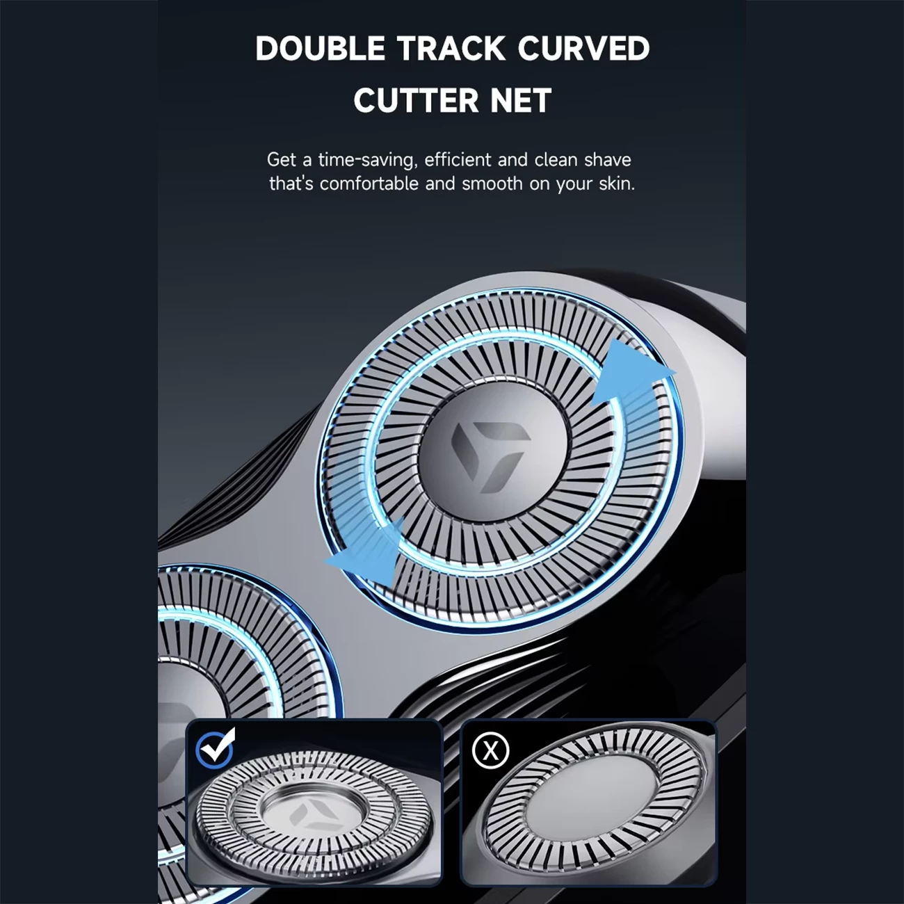 بهترین مینی ریش‌تراش شارژی مسافرتی ضدآب انچن شیائومی